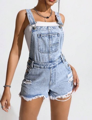 Salopetă Shein, albastru