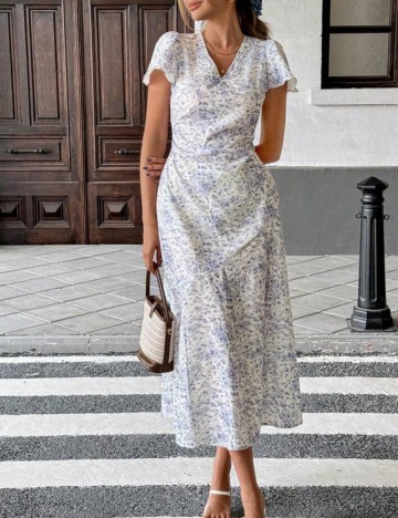 Rochie maxi Shein, mix culori