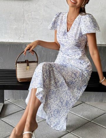 Rochie maxi Shein, mix culori