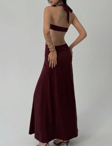 Rochie midi Shein, vișiniu