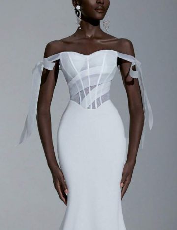 Rochie de ocazie și bridal Shein, alb