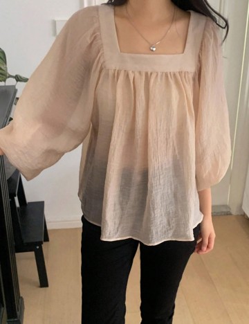 Cămașă Shein, maro