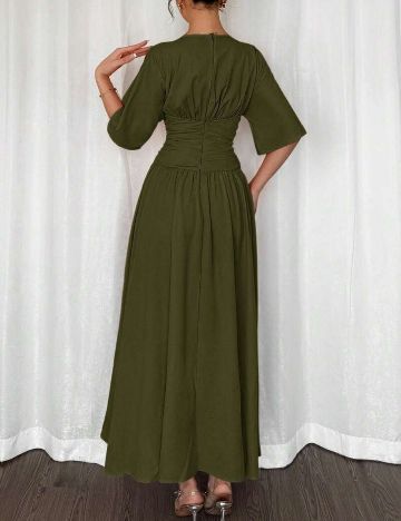 Rochie maxi Shein, kaki