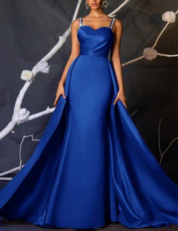 Rochie de ocazie Shein, albastru