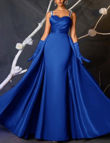 Rochie de ocazie Shein, albastru