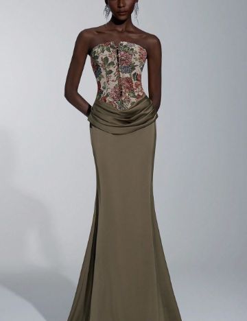 Rochie maxi Shein, verde