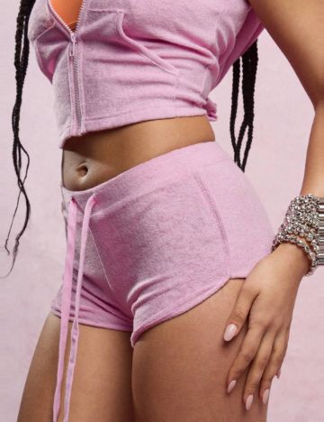 Pantaloni scurți Shein SUMWON, lila