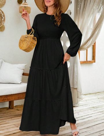 Rochie maxi Shein, negru