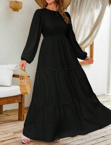 Rochie maxi Shein, negru