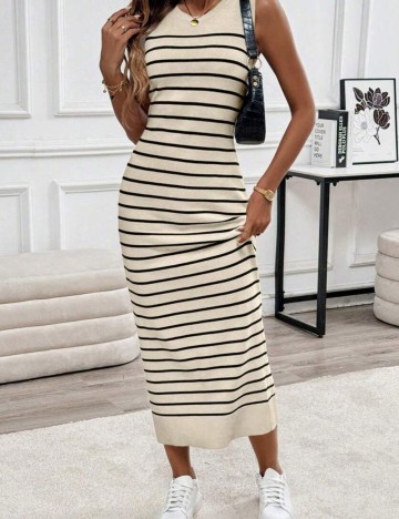 Rochie maxi Shein, bej