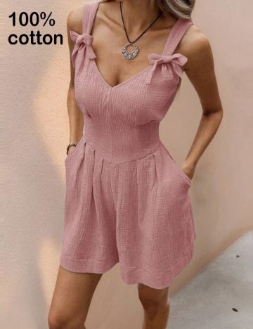 Salopetă scurtă Shein, roz