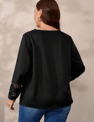 Cămașă Shein Curve+, negru