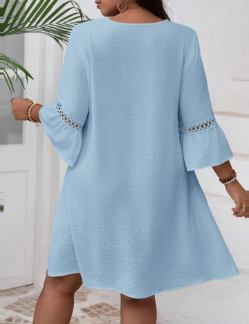 Rochie mini Shein Curve+, albastru