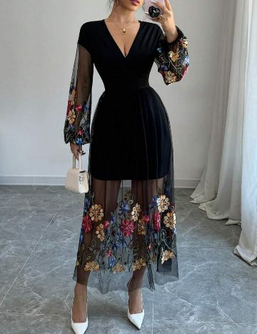 Rochie maxi Shein, negru