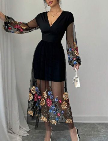 Rochie maxi Shein, negru