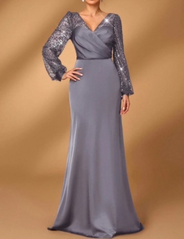 Rochie de ocazie Shein, gri