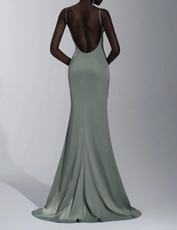 Rochie maxi Shein, verde