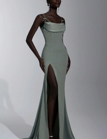 Rochie maxi Shein, verde