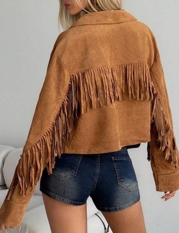 Jachetă Shein, maro