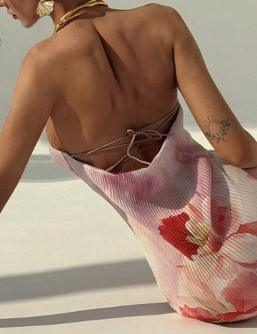 Rochie maxi Shein, mix culori