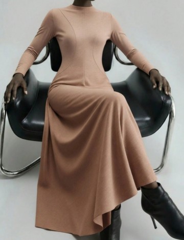 Rochie maxi Shein, bej