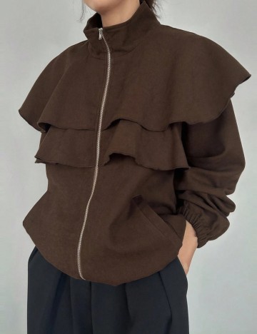 Jachetă Shein, maro