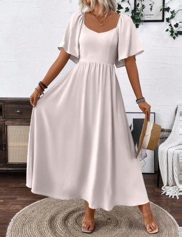 Rochie midi Shein, bej