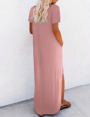 Rochie midi Shein, roz