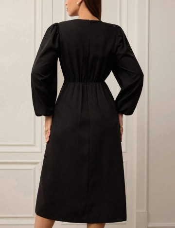 Rochie midi Shein Curve+, negru