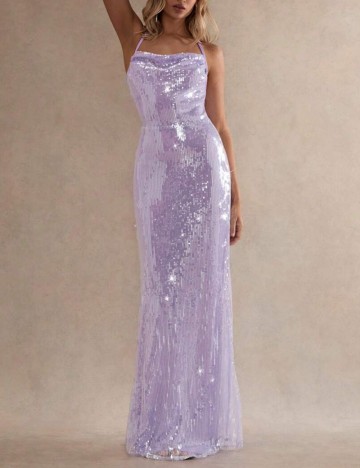 Rochie de ocazie Shein, mov