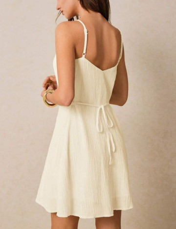 Rochie mini Shein, crem