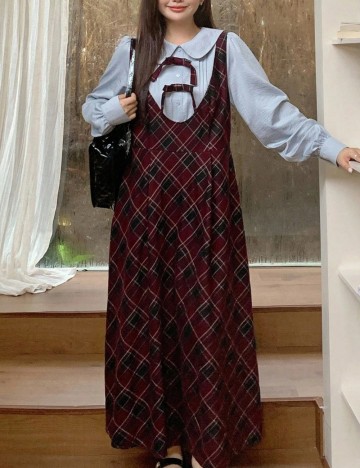 Rochie maxi Shein, mix culori