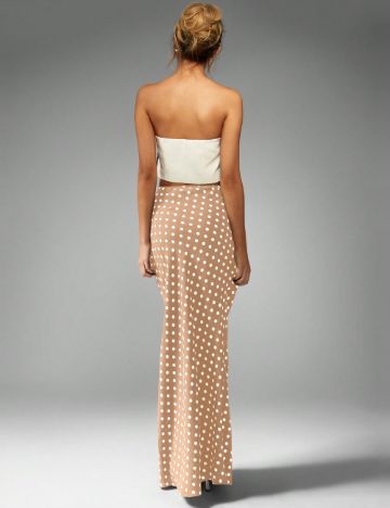 Fustă maxi Shein Missguided, maro