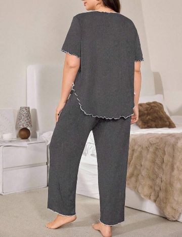 Compleu pijamale Shein, gri