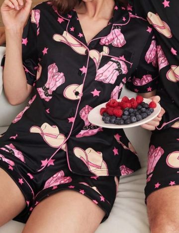 Compleu pijamale Shein, negru