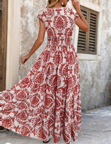 Rochie midi Shein, mix culori