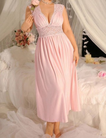 Rochie De Noapte Shein, roz