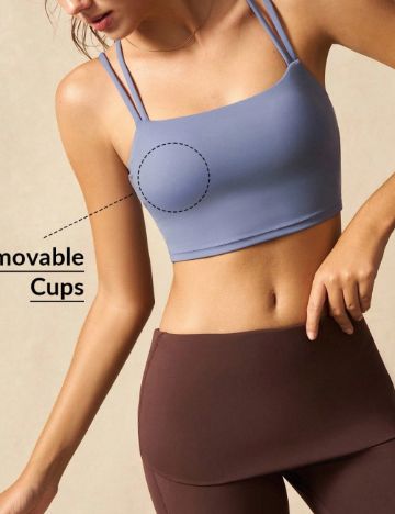 Top sport Shein, albastru