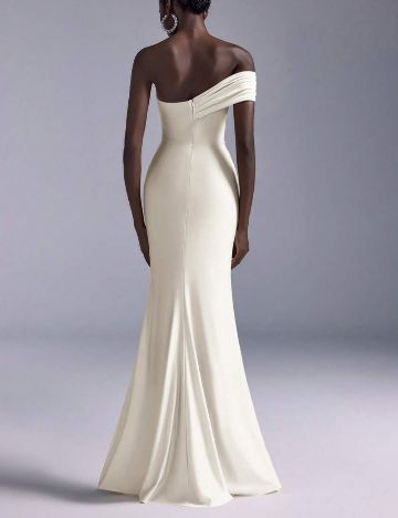 Rochie de ocazie Shein, crem