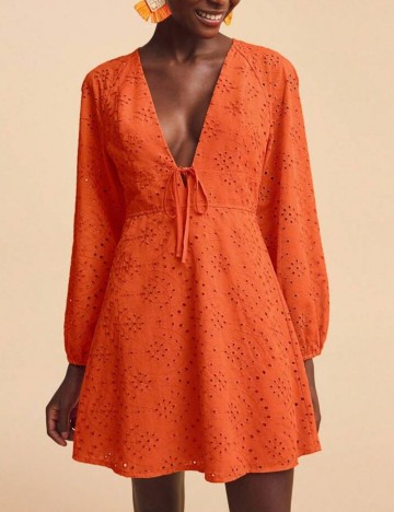 Rochie mini Shein, portocaliu