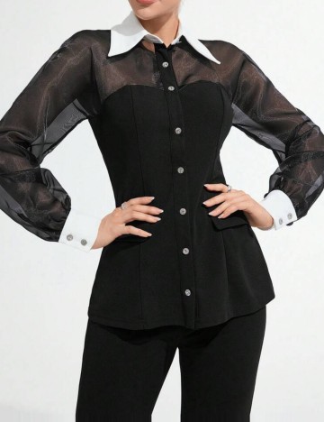 Cămașă Shein, mix culori