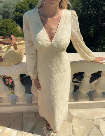 Rochie midi Shein, galben