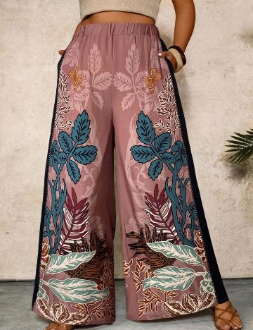 Pantaloni Shein Curve+, mix culori