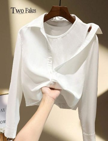 Cămașă Shein, alb