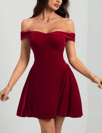 Rochie mini Shein, vișiniu