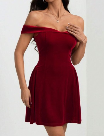 Rochie mini Shein, vișiniu