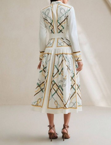 Rochie midi Shein Anewsta, mix culori