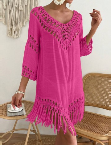 Rochie de plajă Shein, roz