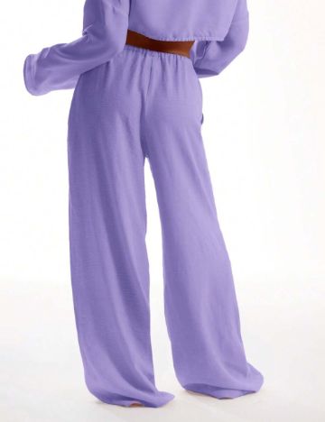 Pantaloni Shein, mov