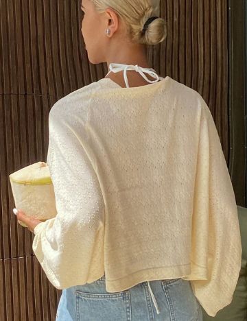 Cardigan Shein, crem